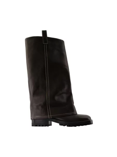 Kozaki Acne Studios skórzane brązowe
