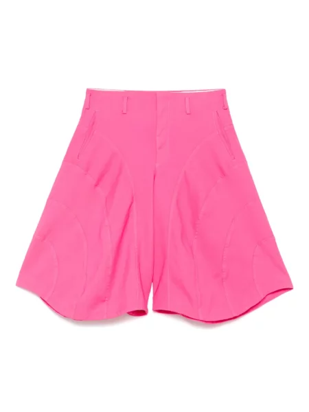 Pantaloni scurți Comme Des Garcons Homme Plus din țesătură twill roz