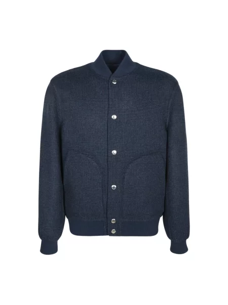 Kurtka bomber Brunello Cucinelli niebieski