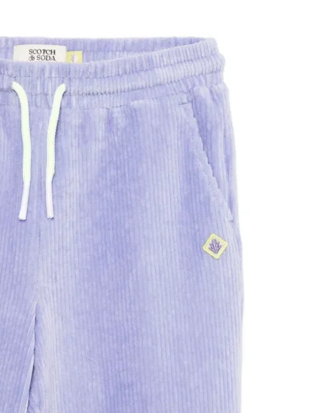 Spodnie dziecięce Scotch & Soda fioletowe