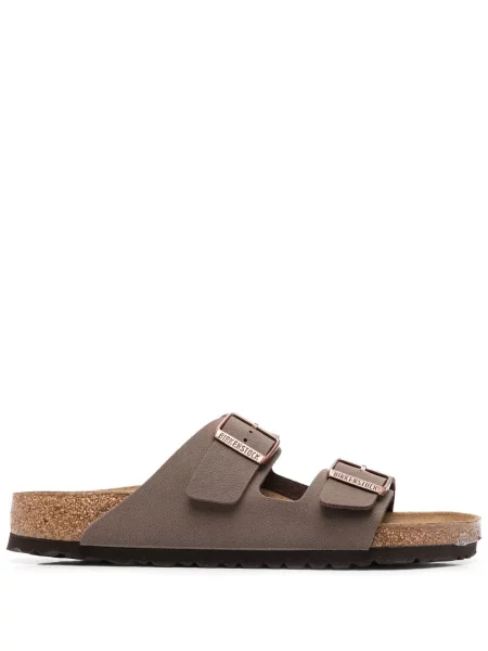 Sandale Birkenstock fără toc maro