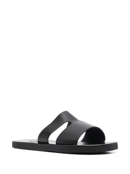 Кожени чехли Ancient Greek Sandals черно