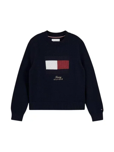 Geacă copii Tommy Hilfiger albastru