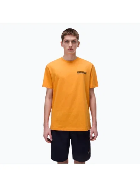 Мъжка тениска Napapijri S-Vignonil Back apricot оранжево