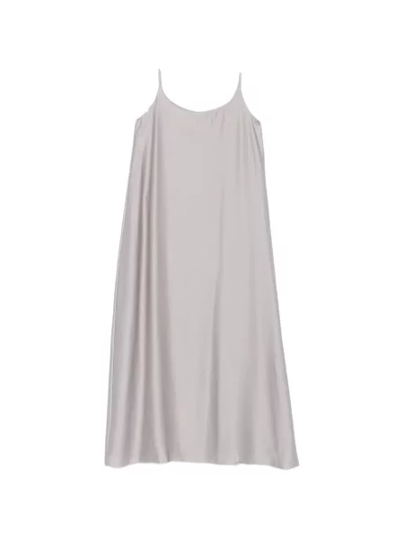 Rochie maxi Silkylicious gri