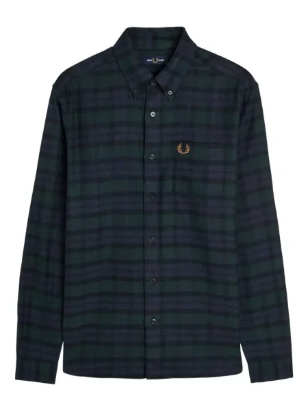 Cămașă Fred Perry în carouri albastru