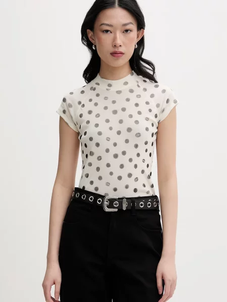 Miss Sixty T-shirt beżowa