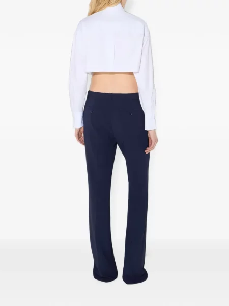 Ușor pantaloni Elisabetta Franchi albastru