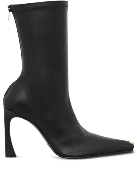 Botine Marine Serre din piele negru