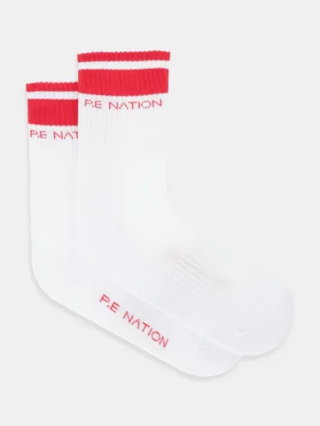 Чорапи P.E Nation Homage черно бяло