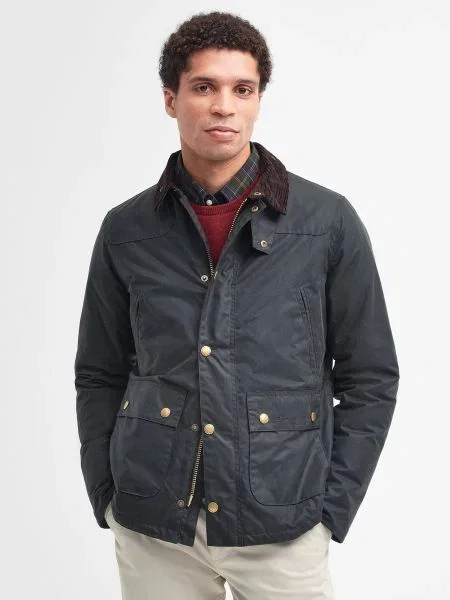 Barbour Prechodná bunda Reelin tmavozelená
