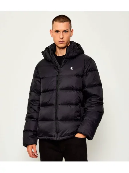 Kapucnis farmerek Calvin Klein fekete