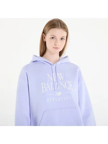Hanorac cu glugă New Balance din fleece