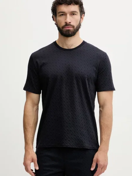 BOSS T-shirt lounge granatowa