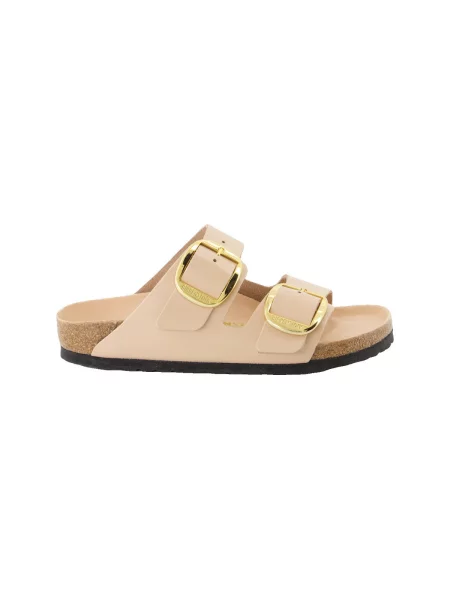 Pantofi Birkenstock cu cataramă bej