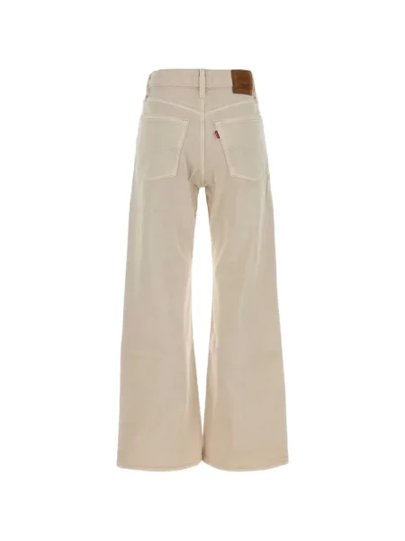 Gulerat blugi Levi's® cu autograf de catifea cord maro