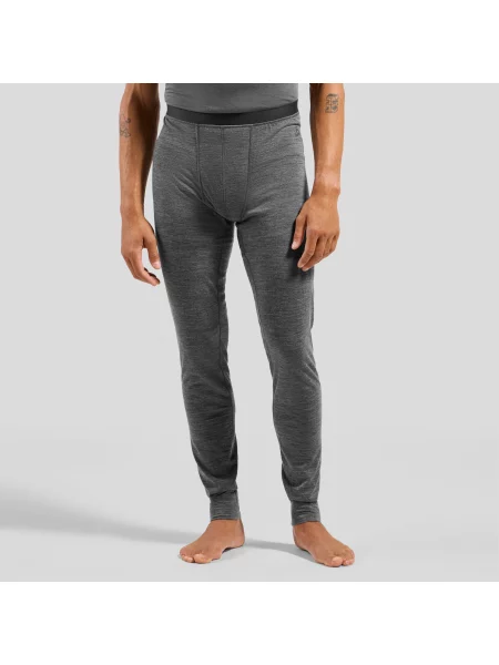 Legginsy Odlo BL BOTTOM long MERINO szare