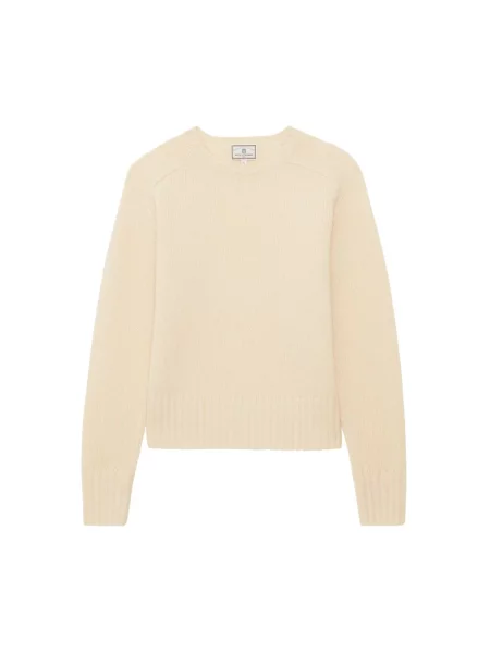 Sweter Ines De La Fressange Paris wełniany beżowy