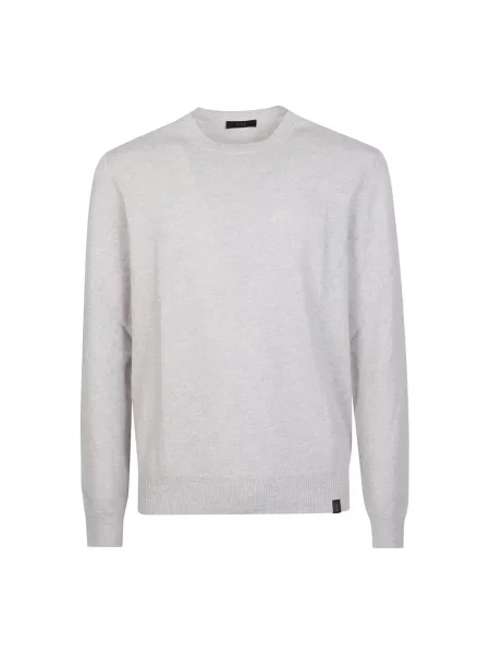Sweter Fay wełniany szary