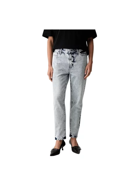 Jeansy boyfriendy Armani Exchange szare