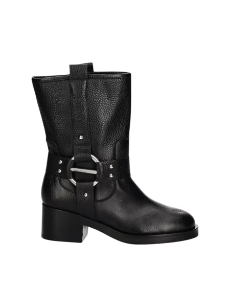 Botki Karl Lagerfeld skórzane czarne