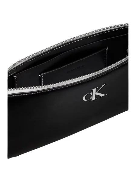 Calvin Klein Kabelka na rameno / biela čierna