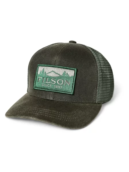 Czapka z daszkiem Filson z siateczką zielona
