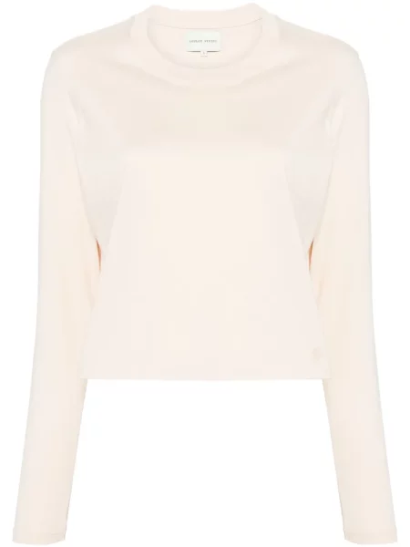 Tricou Loulou Studio cu decolteu rotund roz