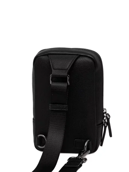 Curea Armani Exchange cu autograf negru