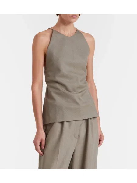 Top Calvin Klein Collection de lână gri