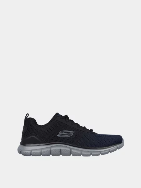 Кросівки Skechers Track Ripkent Wide Fit текстиль/штучна шкіра синій