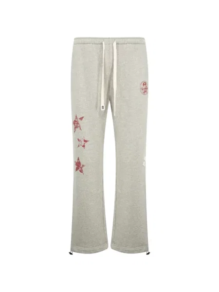 Pantaloni Nahmias cu imagine alergare gri