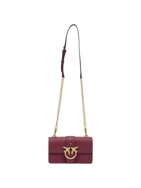 Kožená crossbody kabelka Pinko