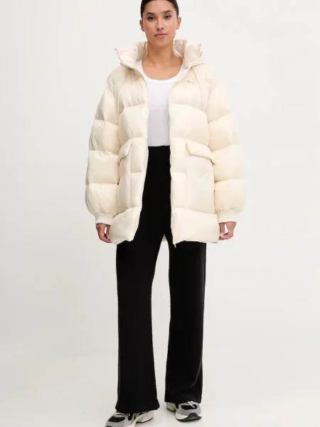 Пухова куртка Puma зимова бежевий