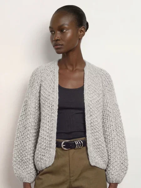 Sweter Maiami z alpaki szary