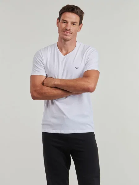 Majica Emporio Armani s okruglim izrezom bijela