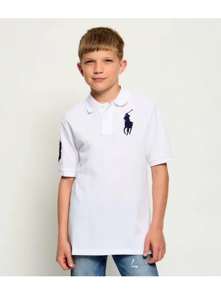 Polo Ralph Lauren tricouri polo din pentru copii alb