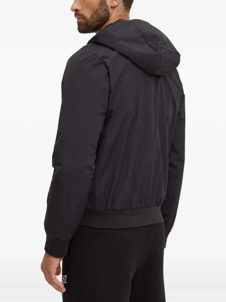 Яке Ea7 Emporio Armani с качулка черно