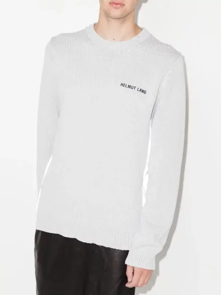 Briaunotas megztinis Helmut Lang pilka
