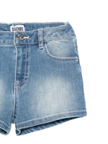 Szorty dziecięce Moschino niebieskie