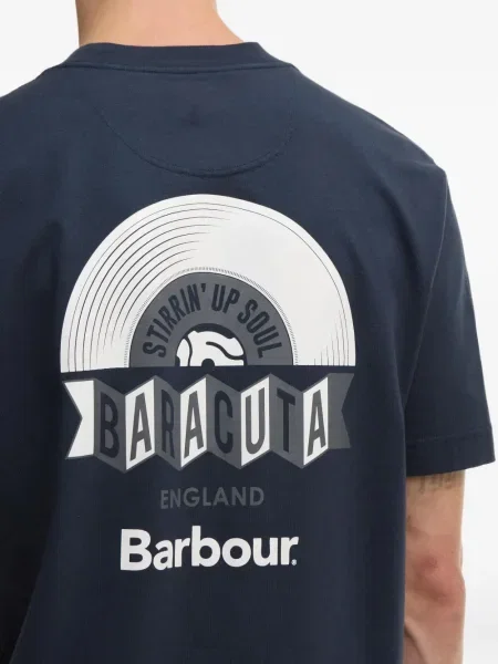 Tricou Barbour scurt albastru