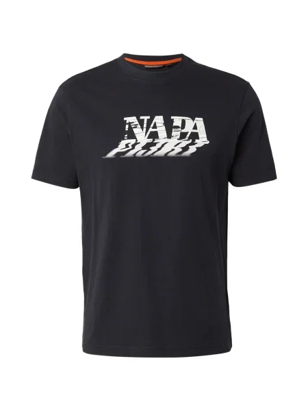 NAPAPIJRI Tricou S-LODESTAR negru alb