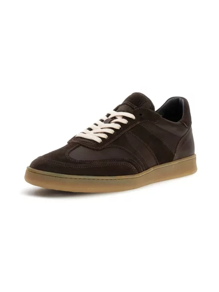 Sneakersy Guess skórzane brązowe