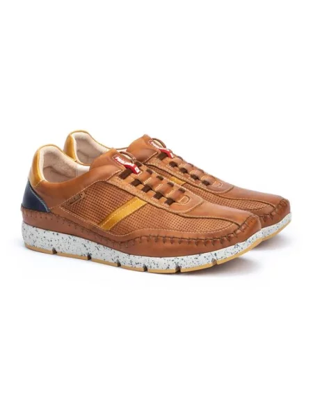 Sneakersy Pikolinos sznurowane brązowe