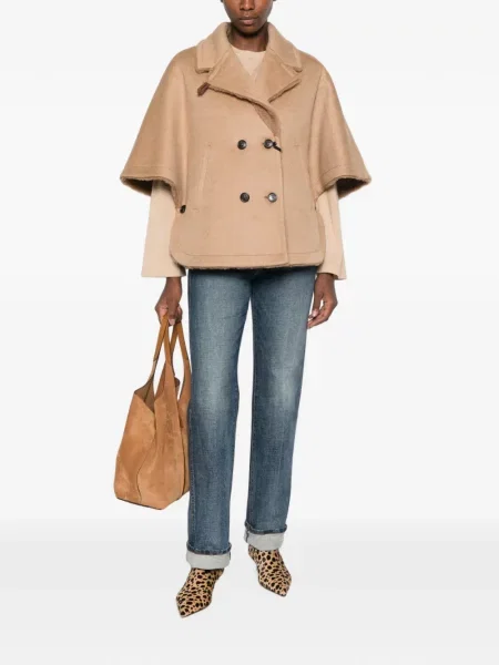 Reversibil geacă Max Mara cu două rânduri de nasturi