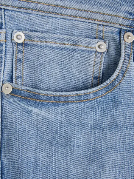 JACK & JONES Kavbojke Glenn svetlo modra
