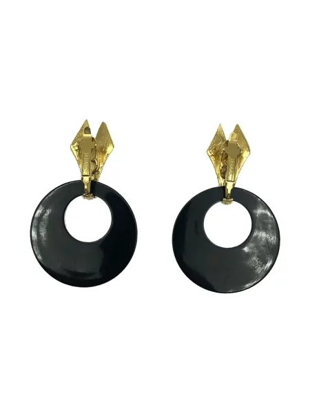 Cercei Jennifer Gibson Jewellery negru