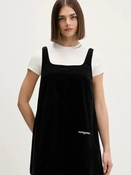 Tommy Jeans rochie din mini evazați negru