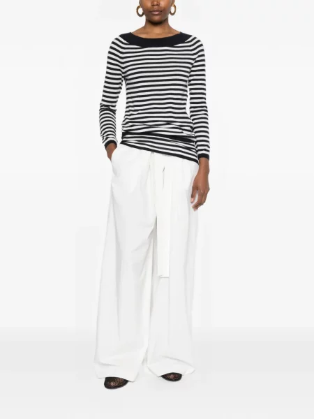 Ριγέ πουλόβερ Max Mara μπλε