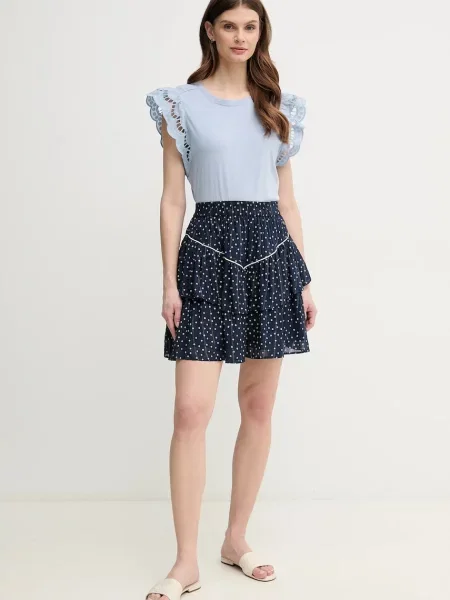 Pepe Jeans spódnica DANY mini rozkloszowana granatowy